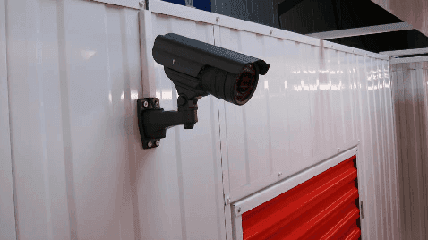Caméra de surveillance installée dans le centre HOMEBOX Andorra la Vella.